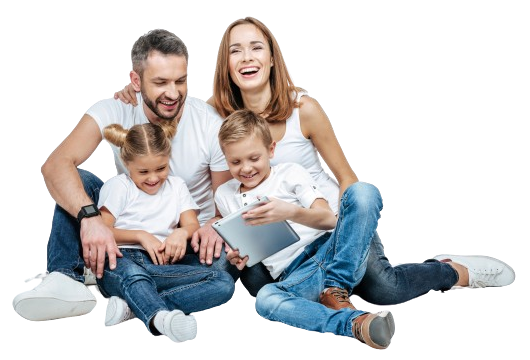 Local family saving on auto insurance with our Farmers Insurance Agency in Burbank